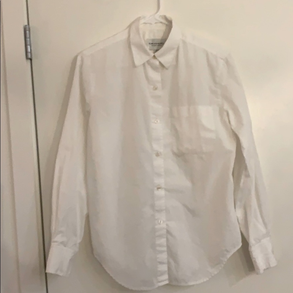 Emanuel Ungaro white button down shirt